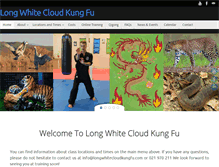 Tablet Screenshot of longwhitecloudkungfu.com